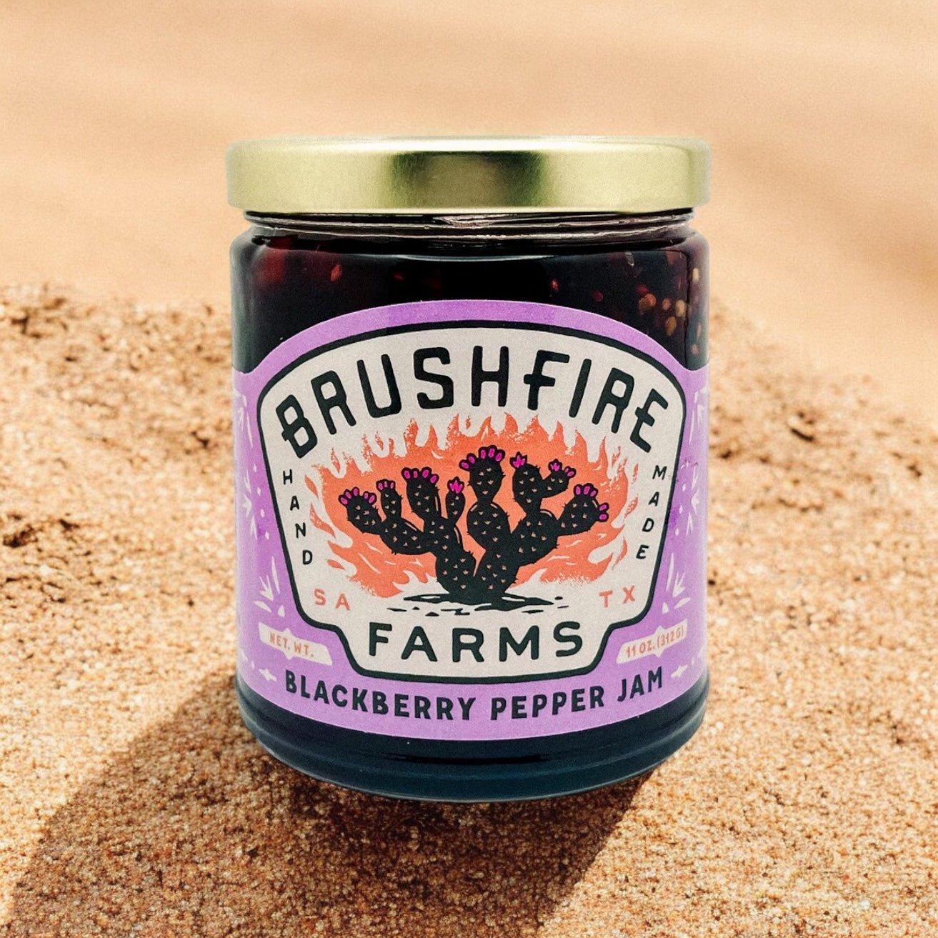 Blackberry Pepper Jam 11 oz. | Brushfire Farms - Hoot - n - Annie Pecan Company