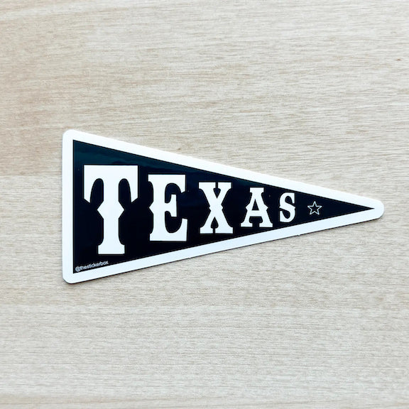 Texas Banner Sticker