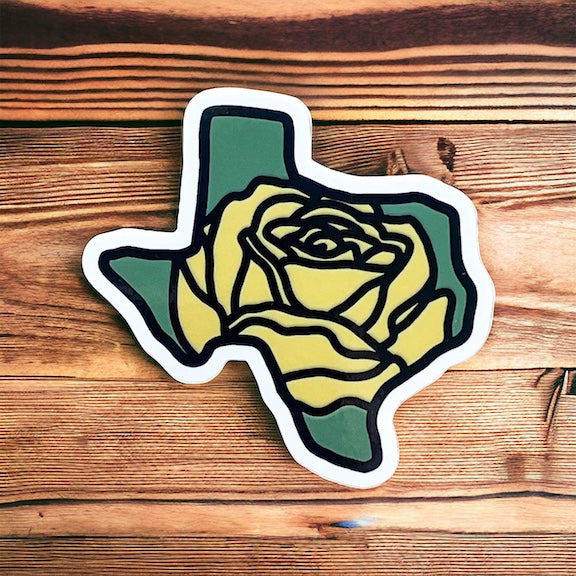 Yellow Rose of Texas Sticker