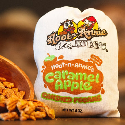 Caramel Apple Candied Pecans - Hoot-n-Annie Pecan Company