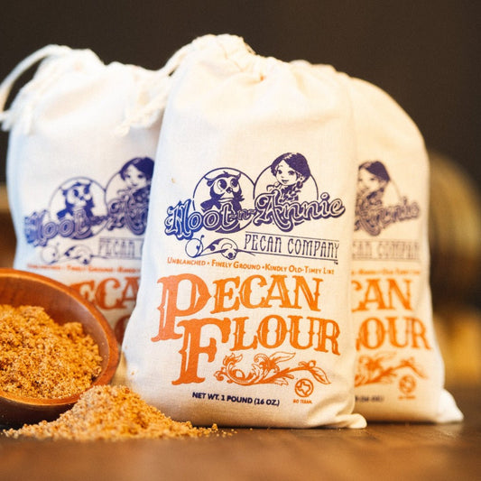 Pecan Flour | Gluten-free Pecan Meal | 1 lb. - Hoot-n-Annie Pecan Company